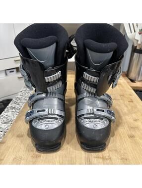NORDICA BSX XS Mens Women’s Ski Boots Size 250-255 & 290mm Silver Blue & Black